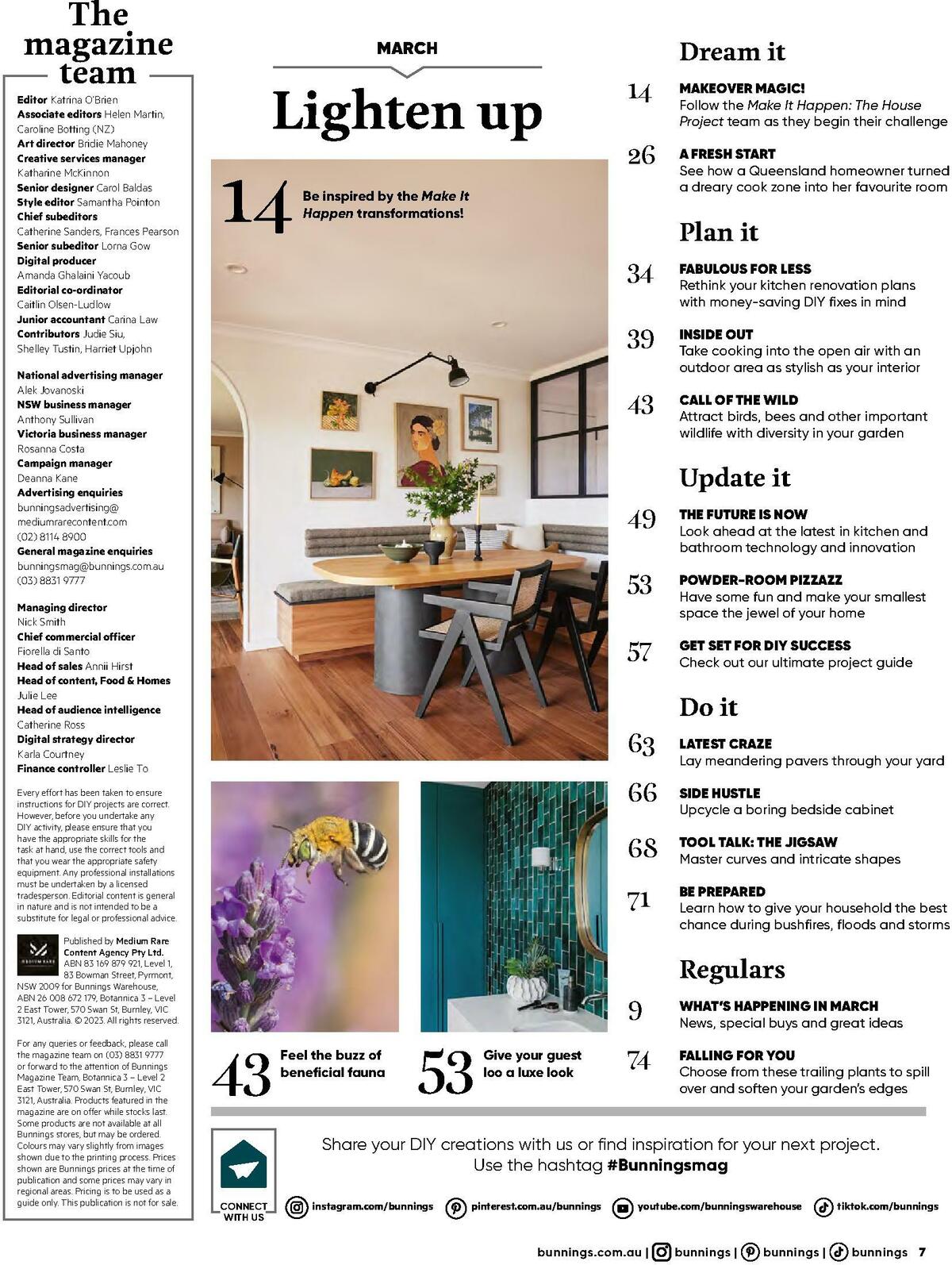 Bunnings Warehouse Magazine March Catalogues from 1 March