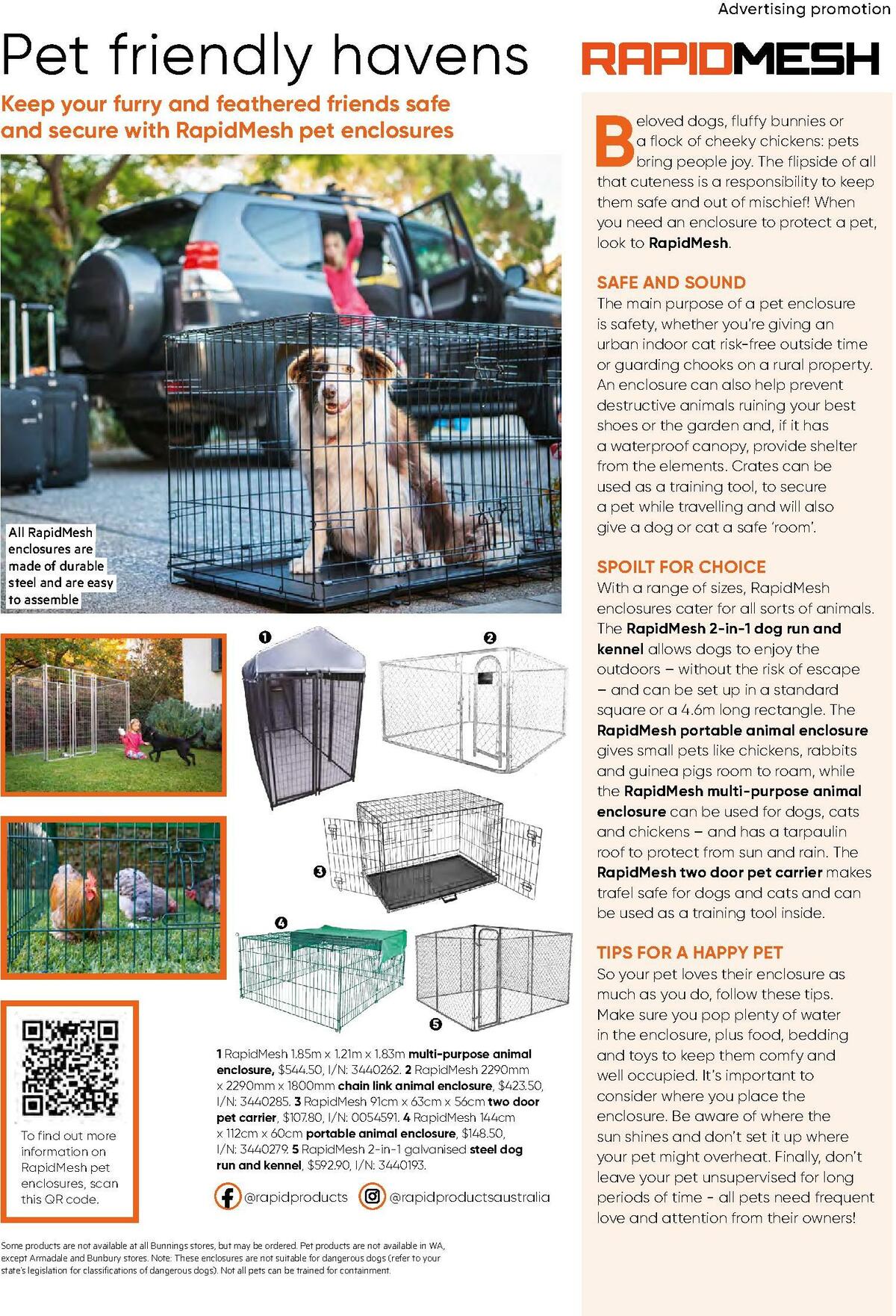 Bunnings Warehouse Magazine April Catalogues from 1 April