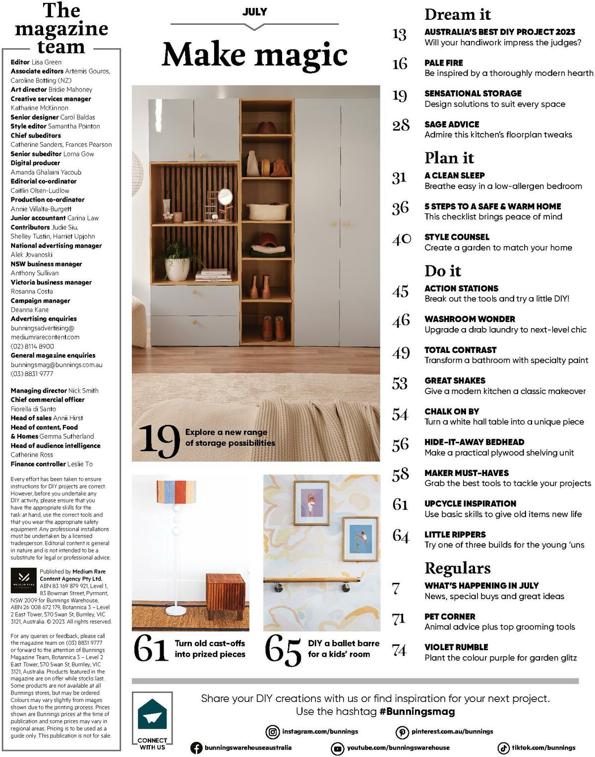 Bunnings Warehouse Magazine July Catalogues from 1 July