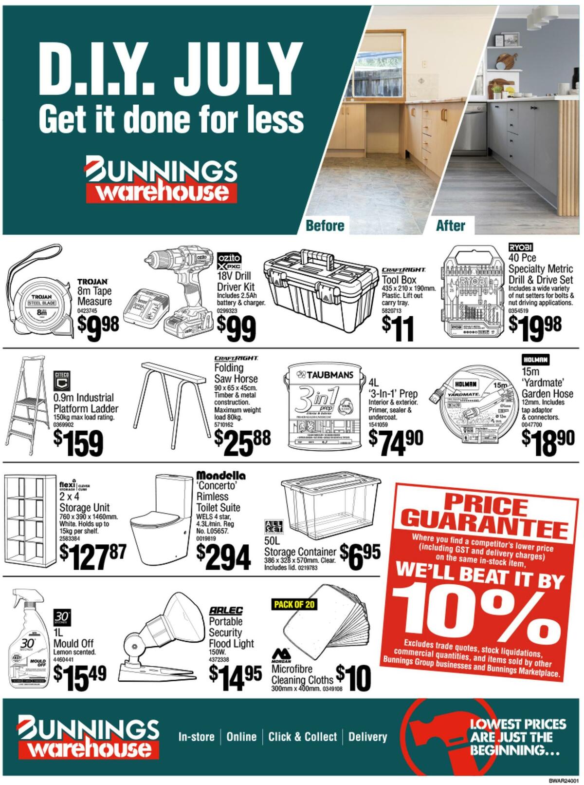 Bunnings Warehouse Catalogues from 11 July