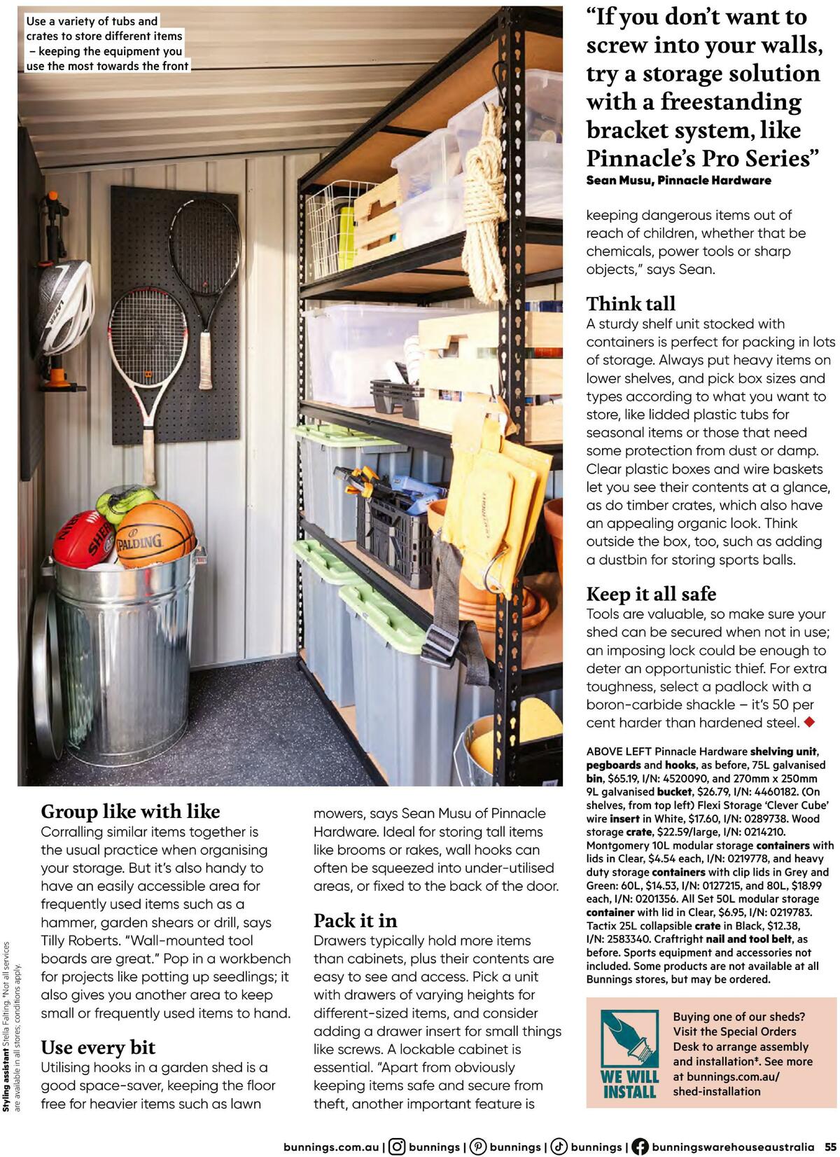 Bunnings Warehouse Magazine August Catalogues from 1 August