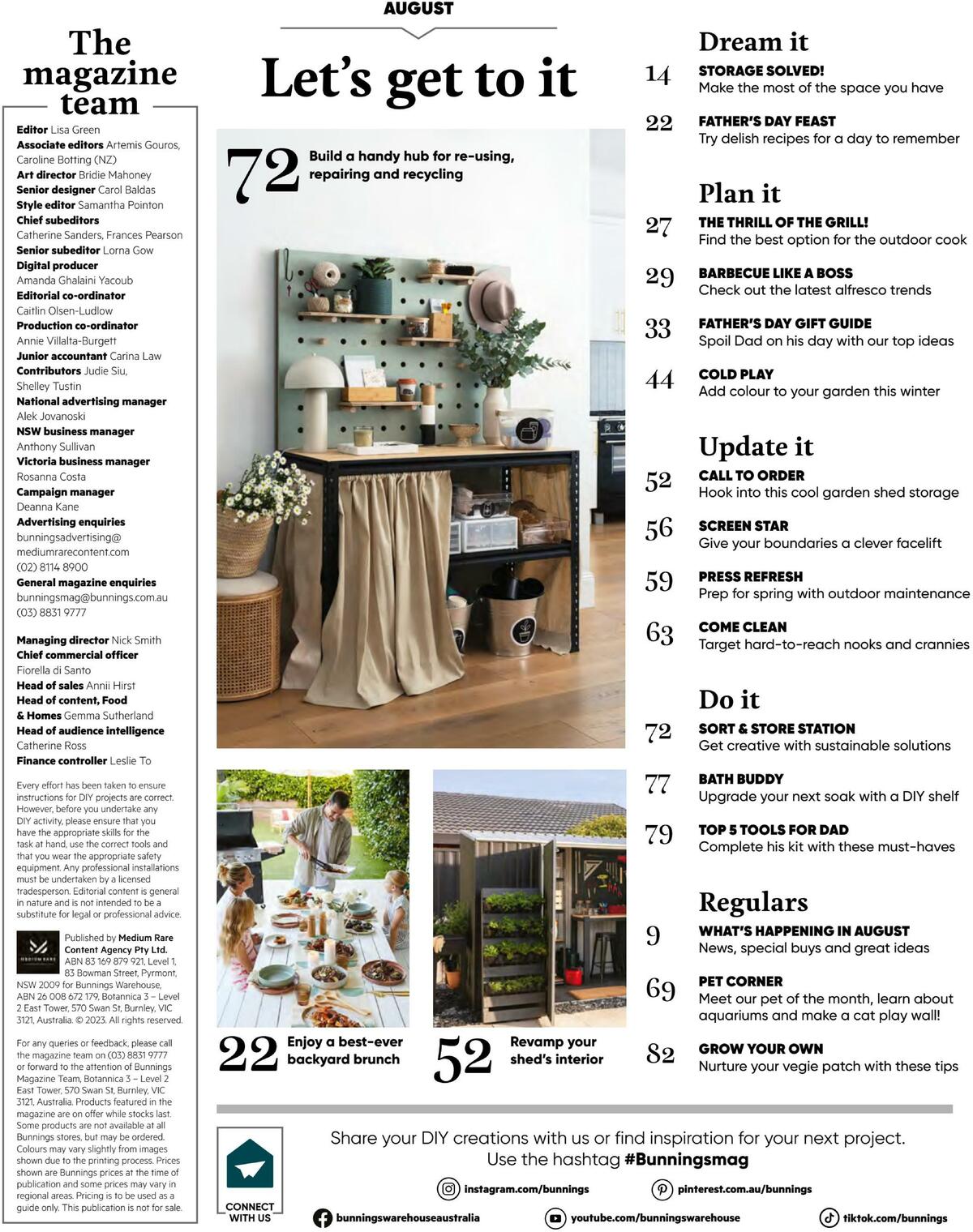 Bunnings Warehouse Magazine August Catalogues from 1 August