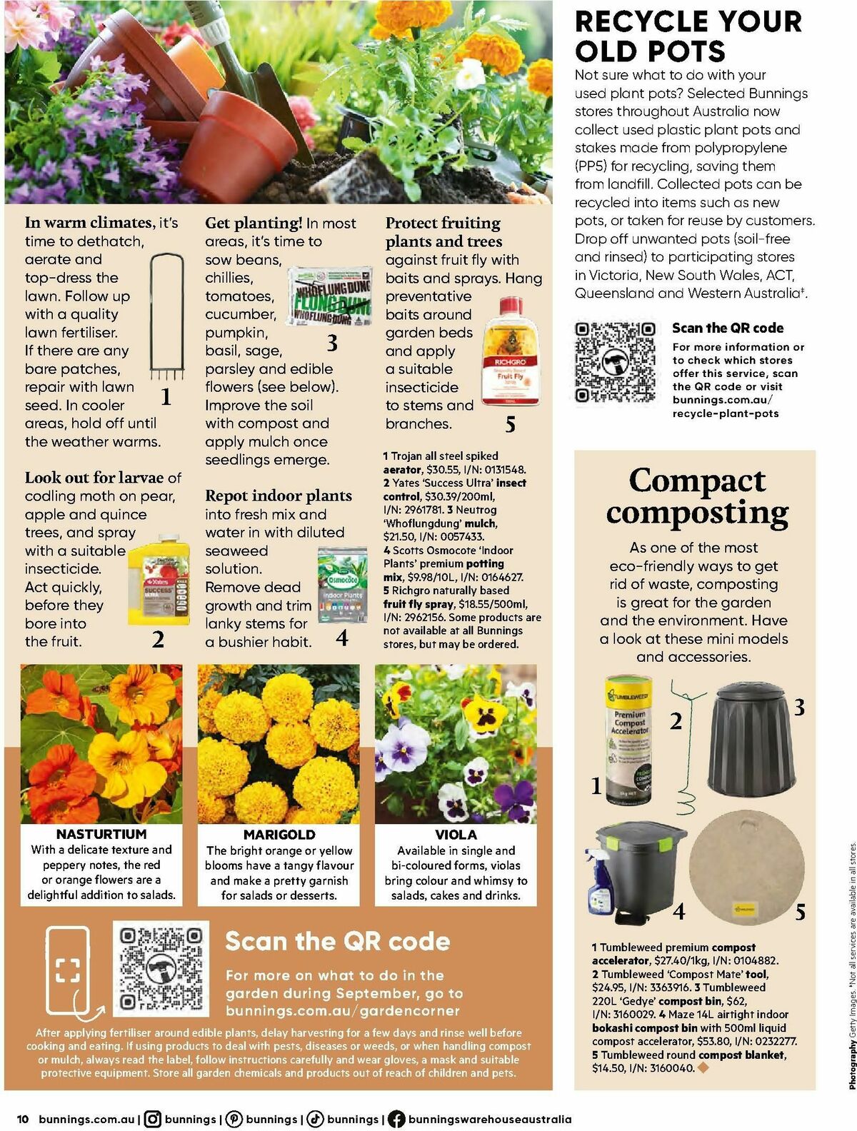 Bunnings Warehouse Magazine September Catalogues from 1 September