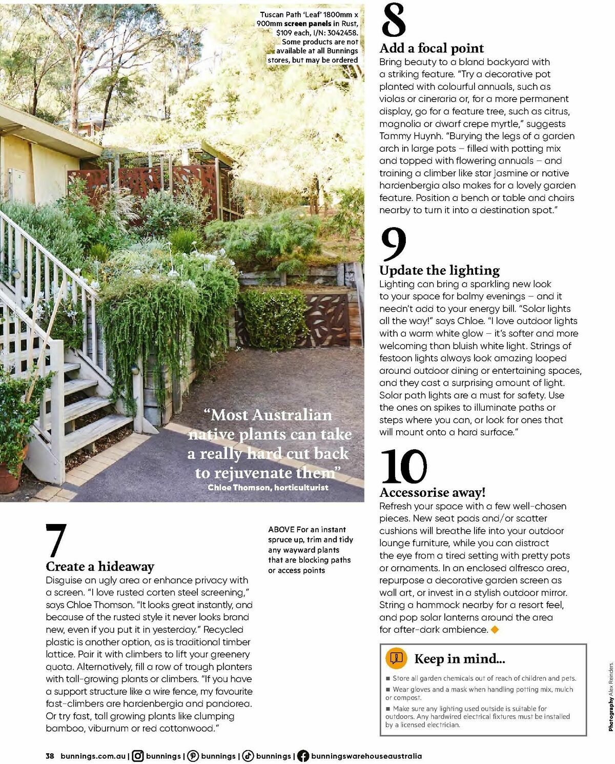 Bunnings Warehouse Magazine September Catalogues from 1 September