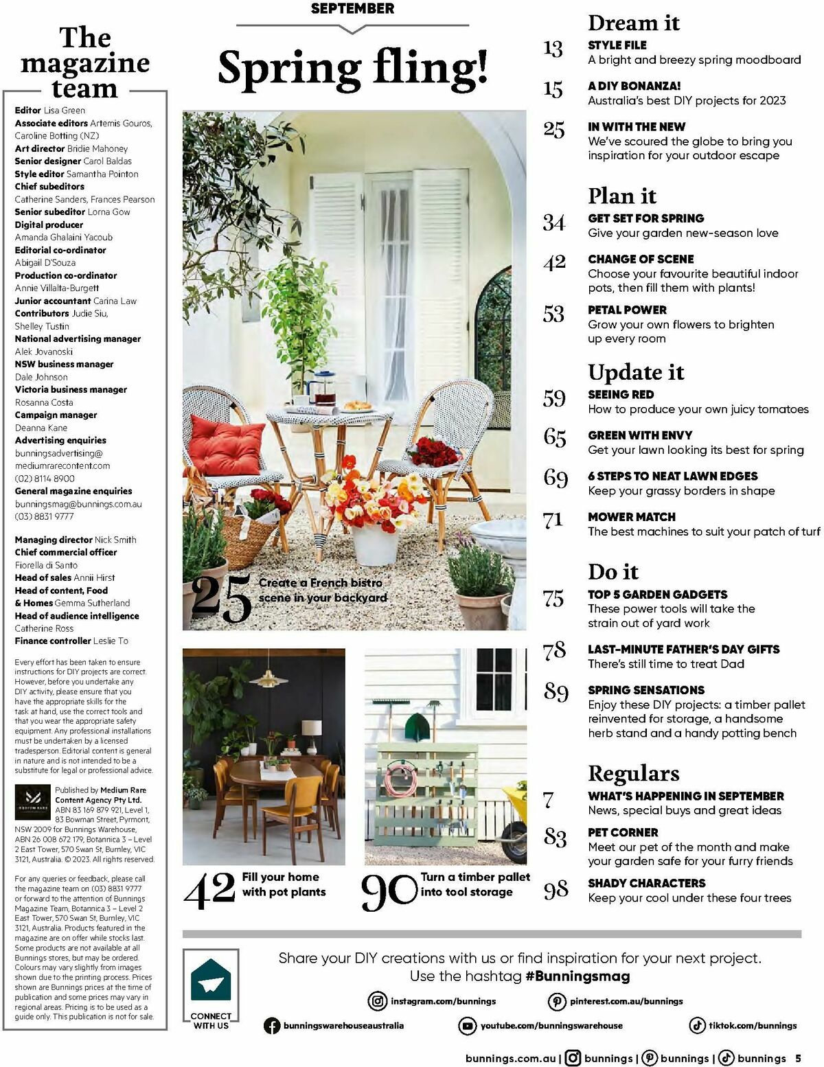 Bunnings Warehouse Magazine September Catalogues from 1 September