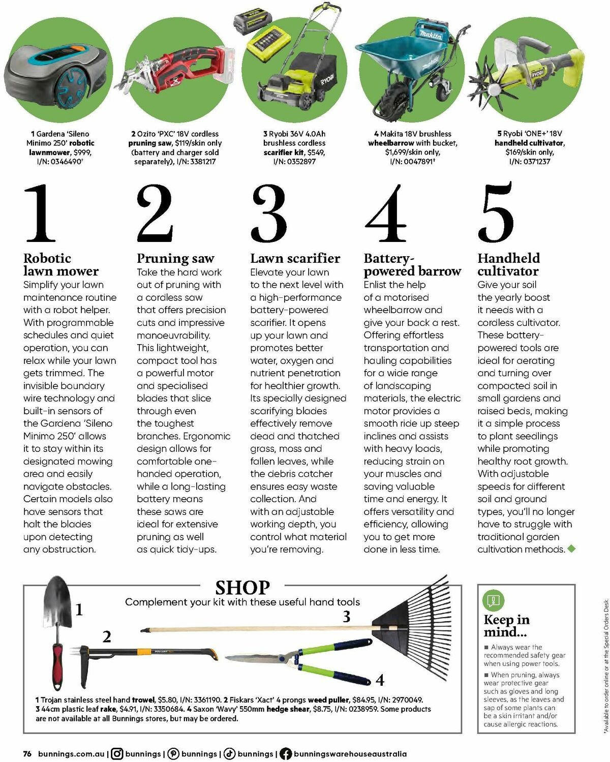 Bunnings Warehouse Magazine September Catalogues from 1 September