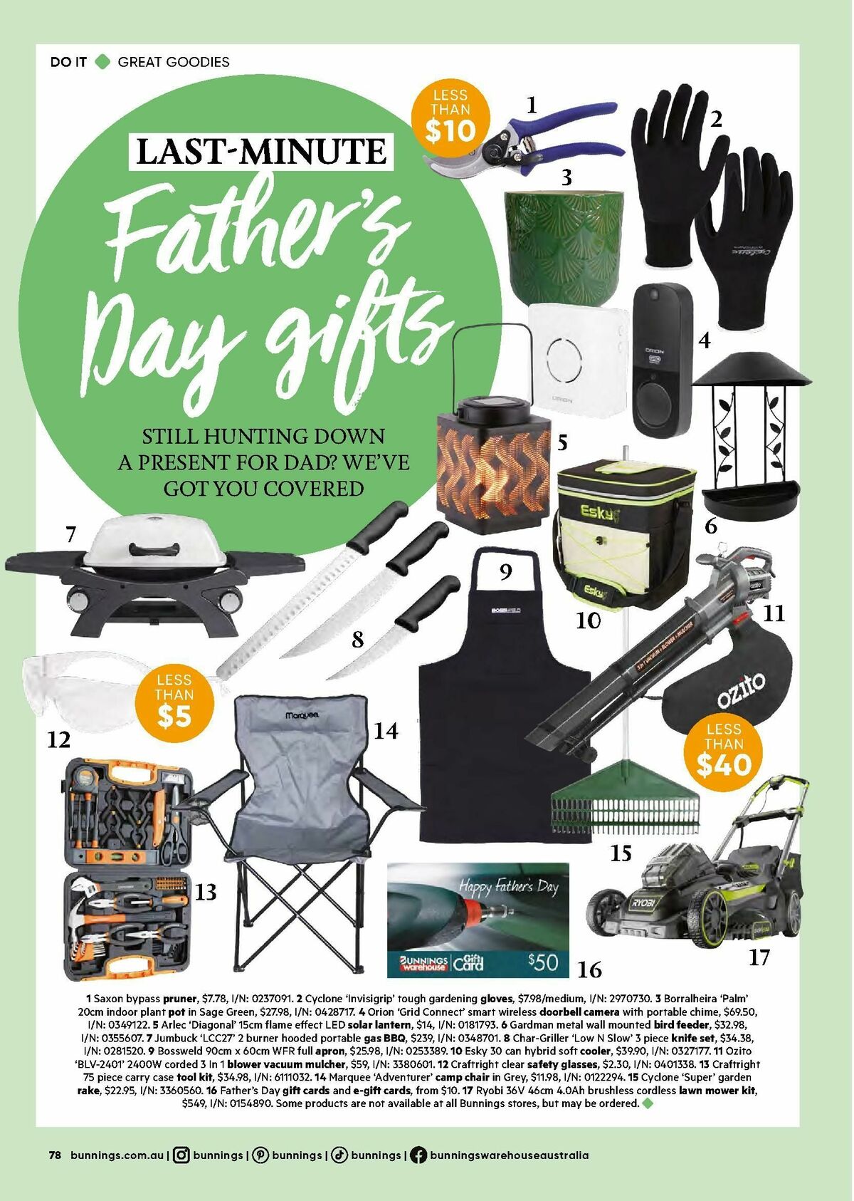 Bunnings Warehouse Magazine September Catalogues from 1 September