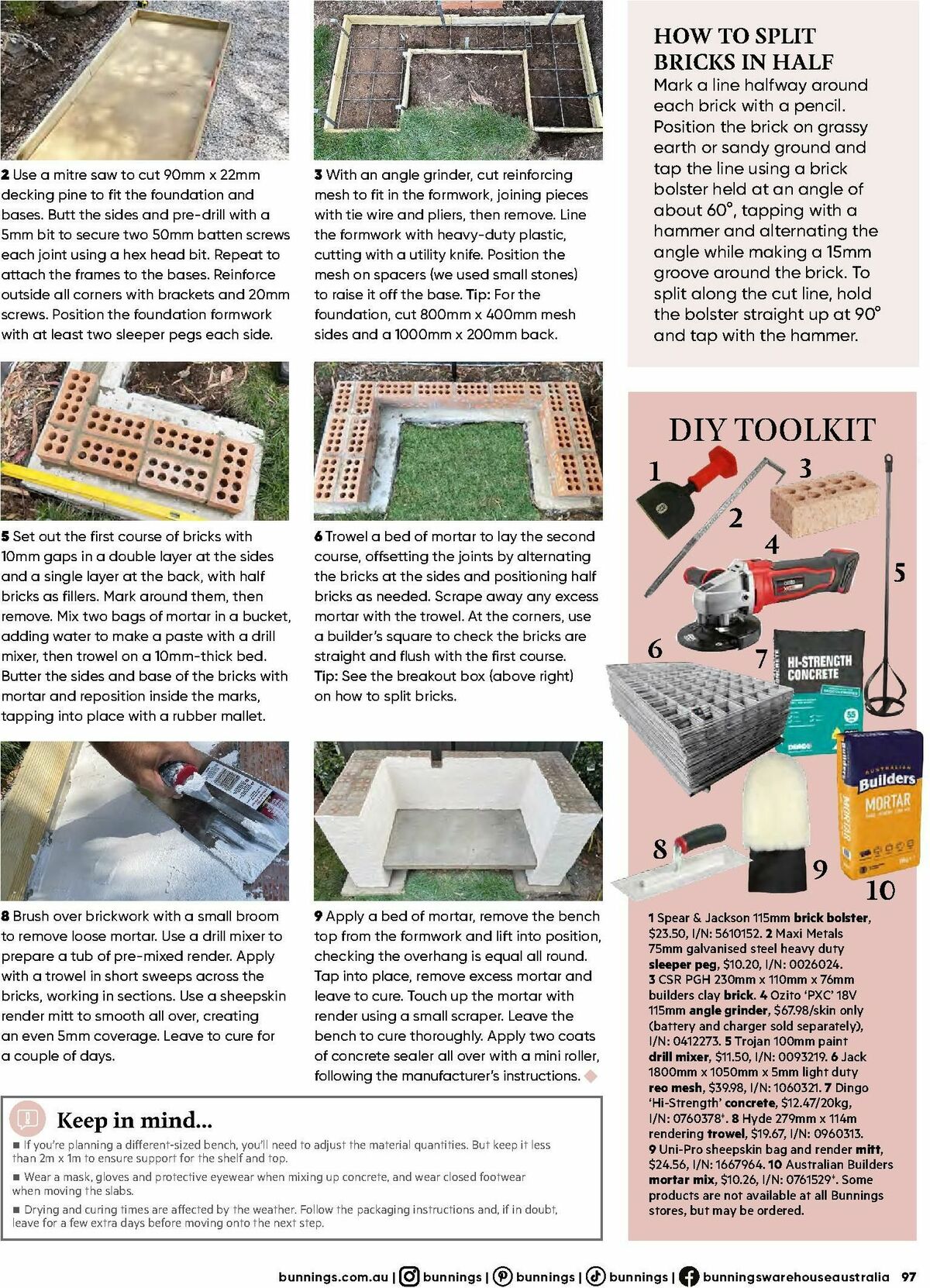 Bunnings Warehouse Magazine September Catalogues from 1 September