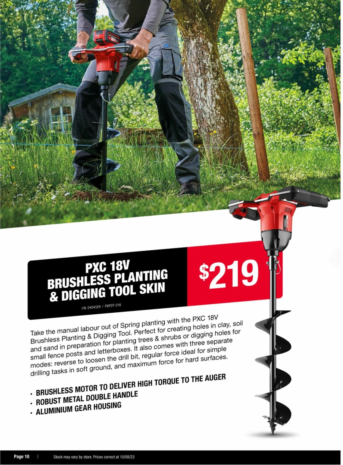 Bunnings Warehouse Ozito Catalogues from 28 August