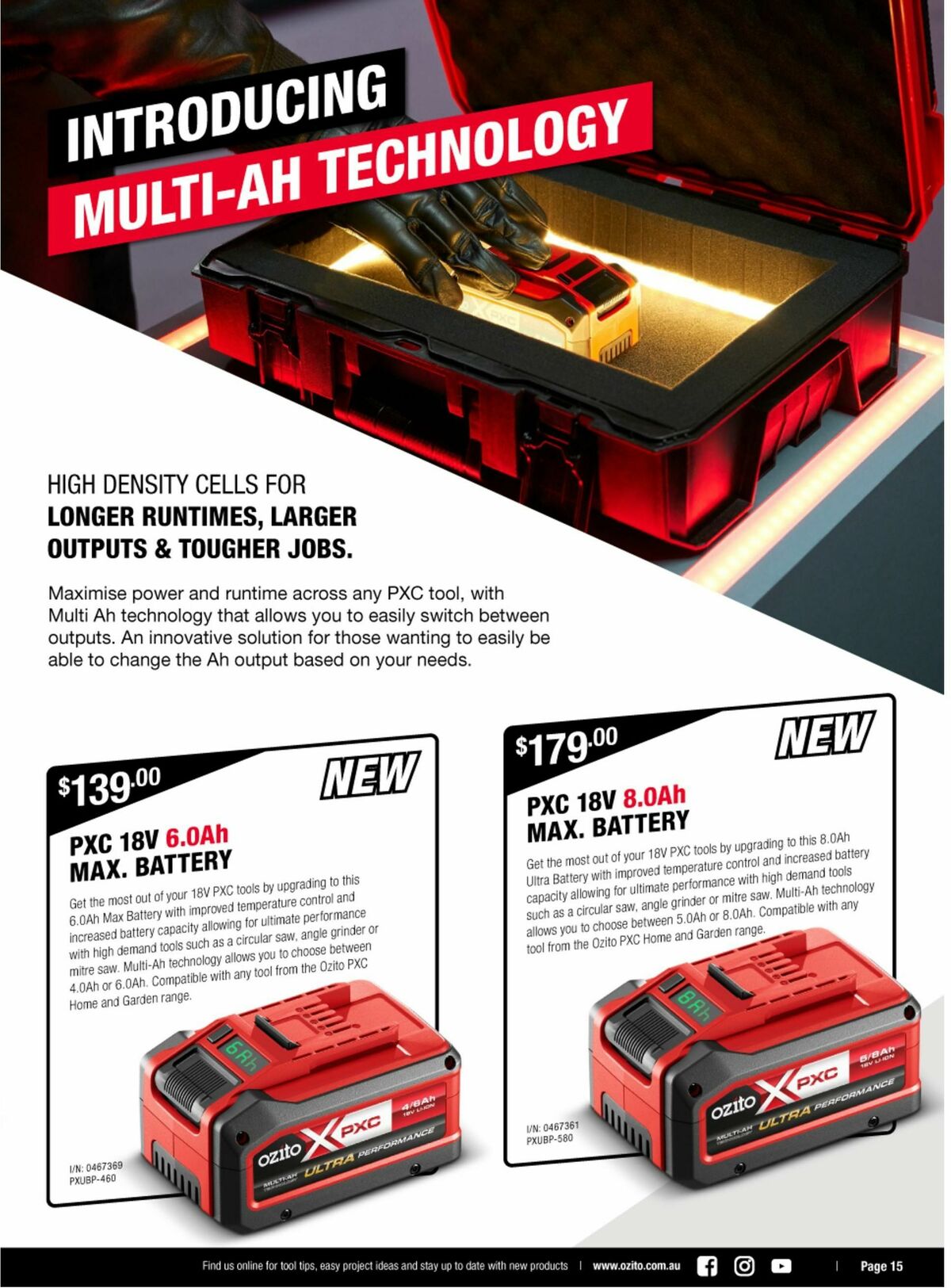 Bunnings Warehouse Ozito Catalogues from 28 August