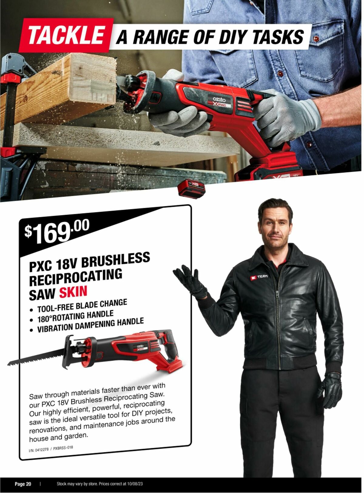 Bunnings Warehouse Ozito Catalogues from 28 August