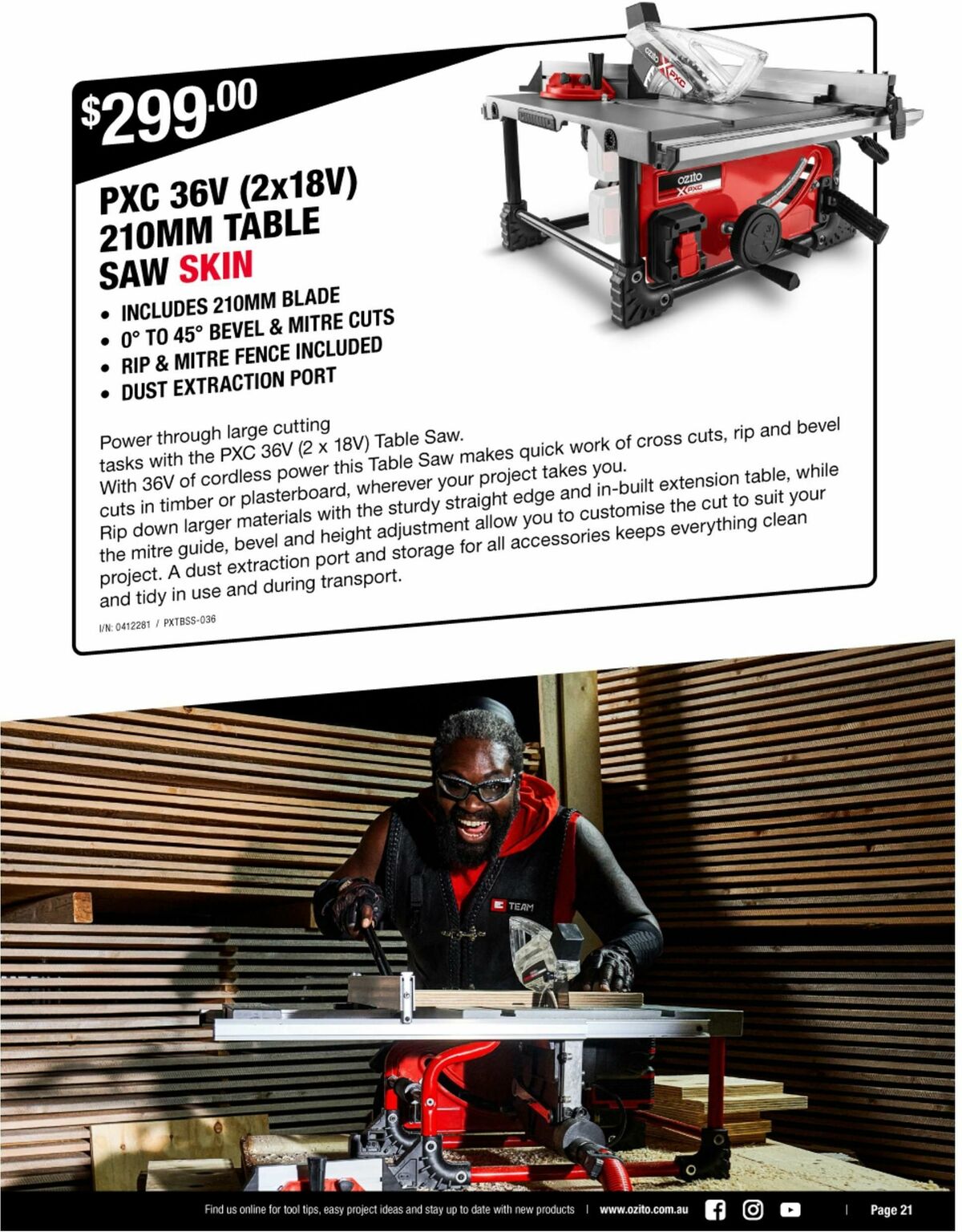 Bunnings Warehouse Ozito Catalogues from 28 August