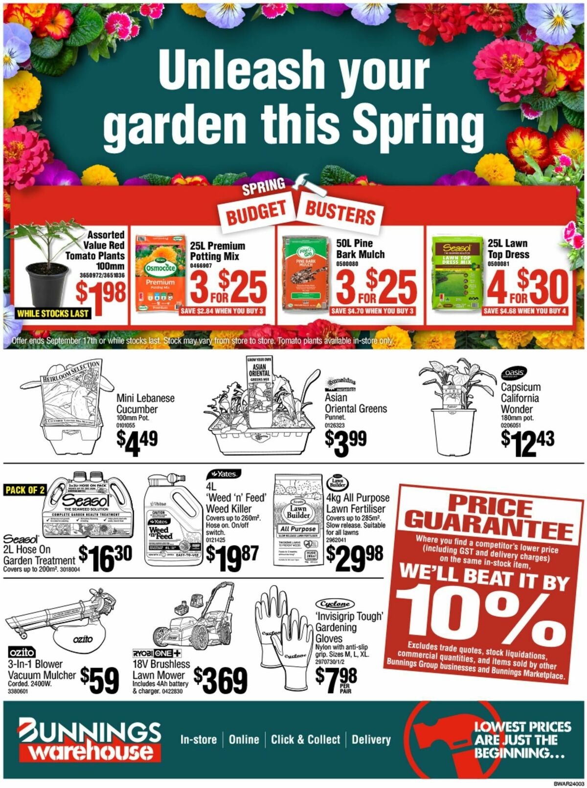 Bunnings Warehouse Catalogues from 4 September