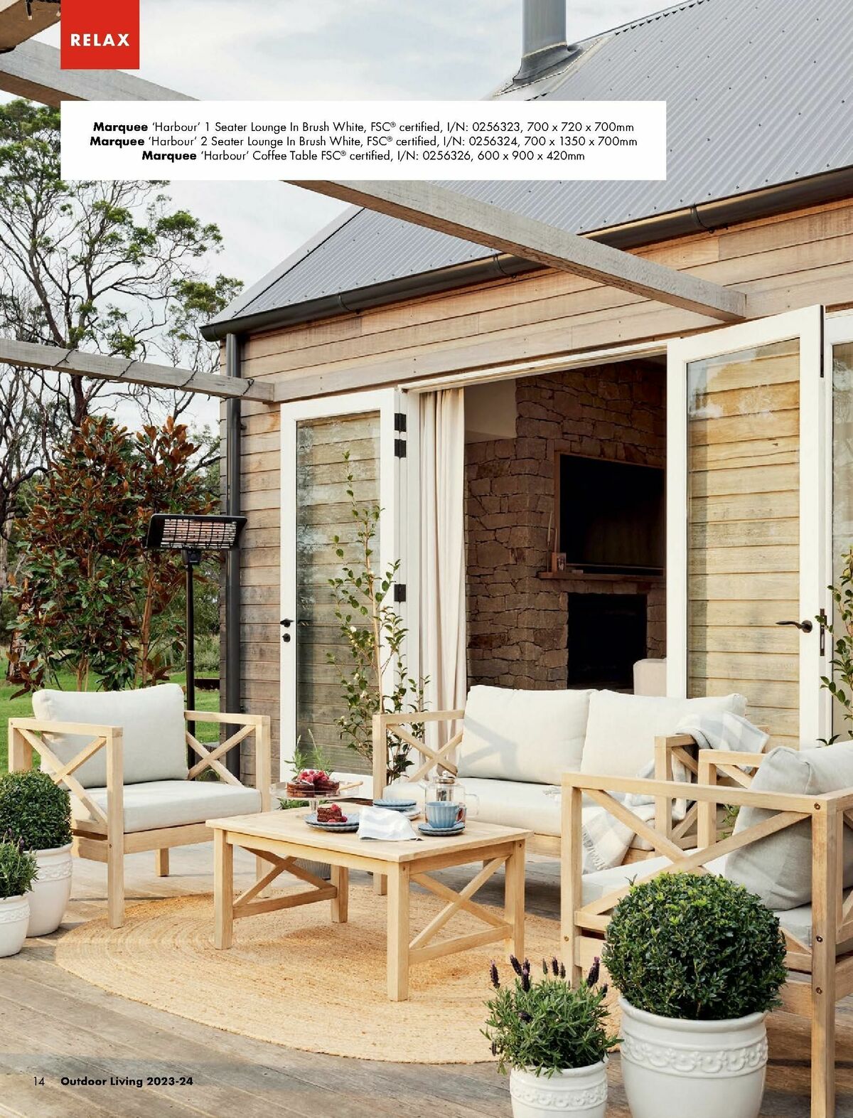 Bunnings Warehouse Outdoor Living Range Catalogues from 7 September