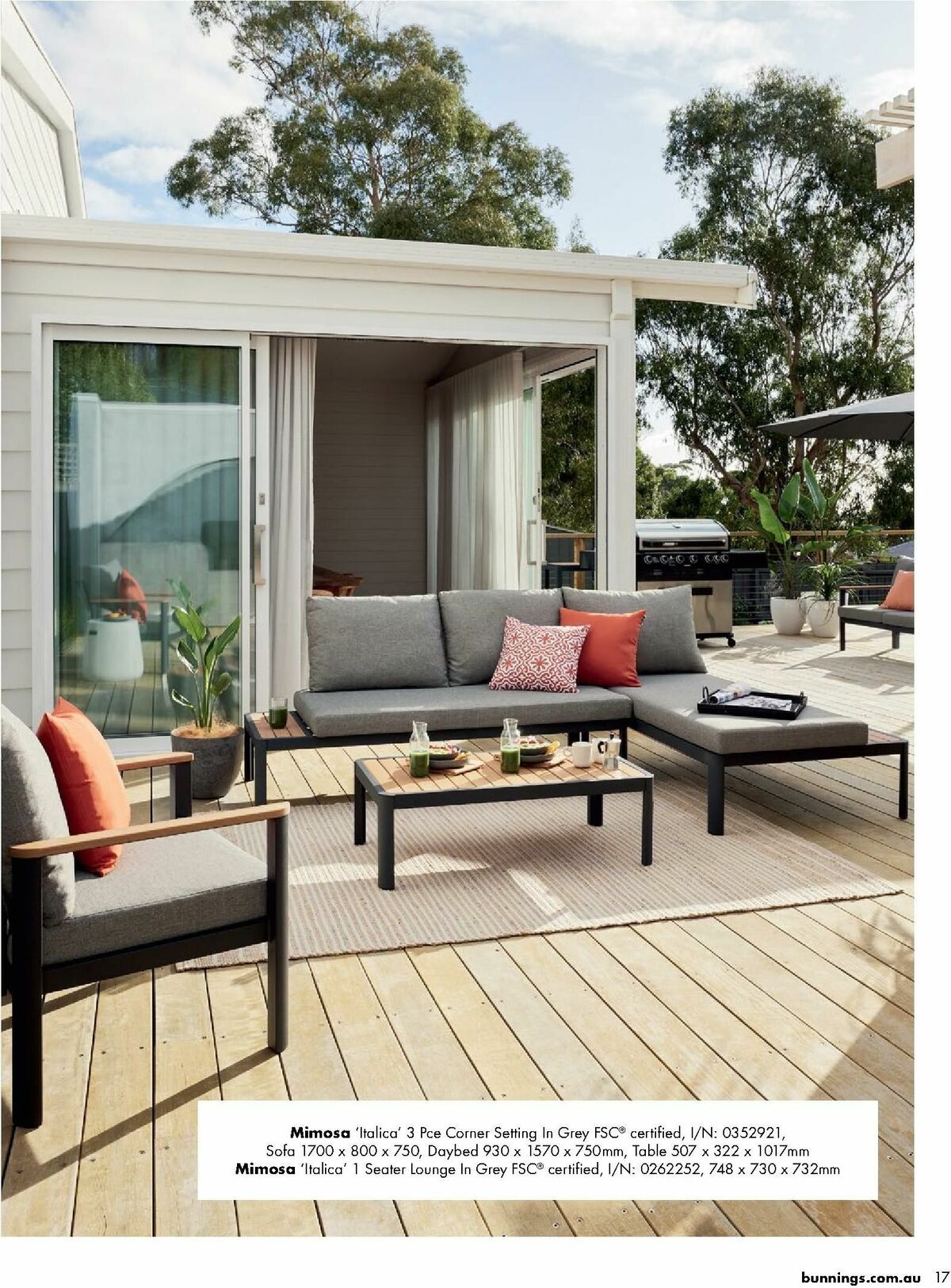 Bunnings Warehouse Outdoor Living Range Catalogues from 7 September