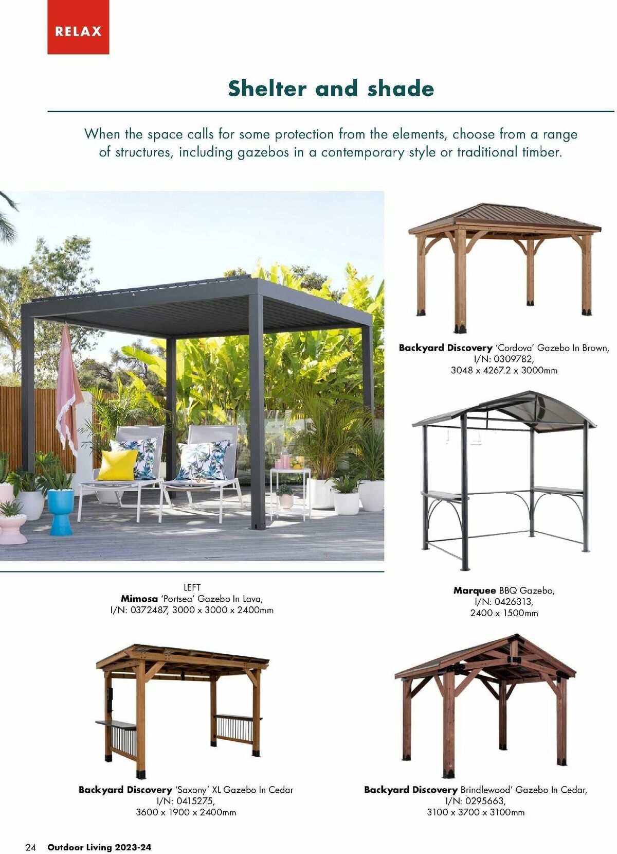 Bunnings Warehouse Outdoor Living Range Catalogues from 7 September
