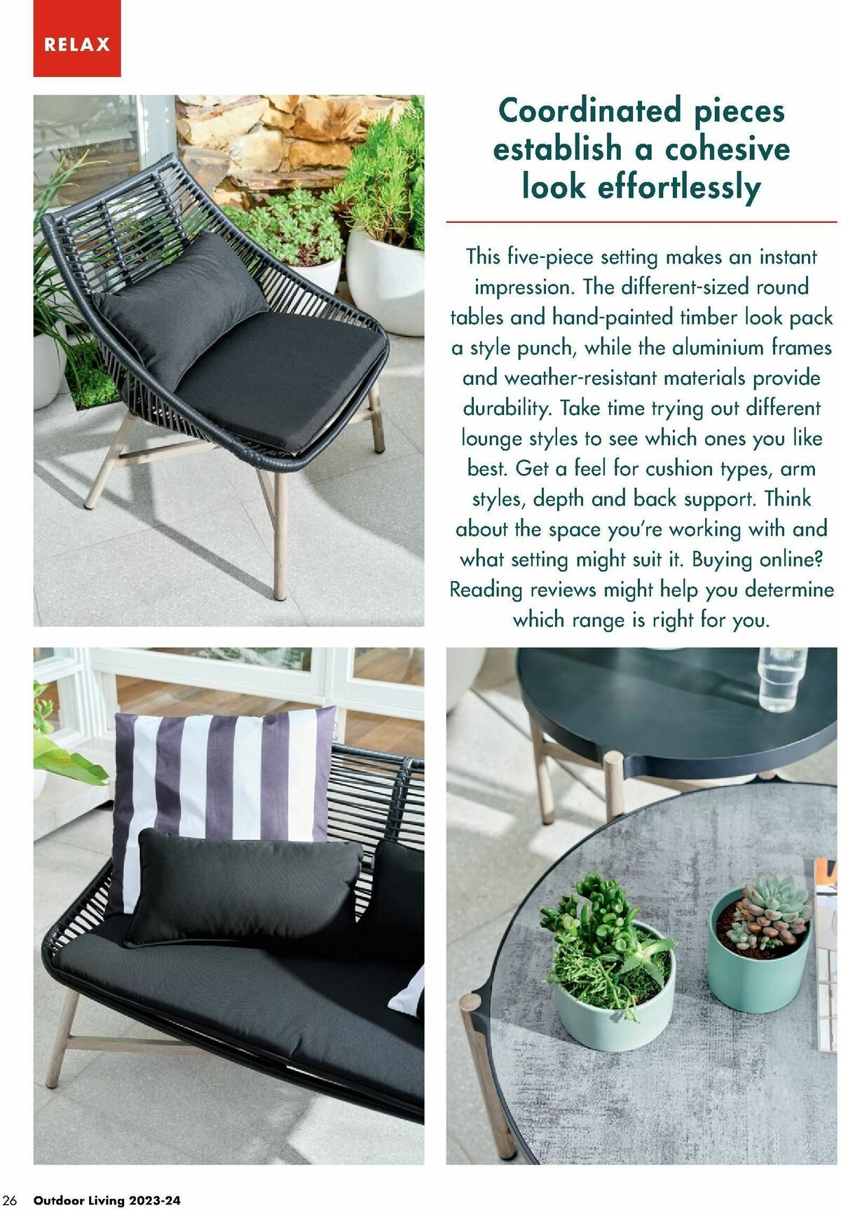 Bunnings Warehouse Outdoor Living Range Catalogues from 7 September