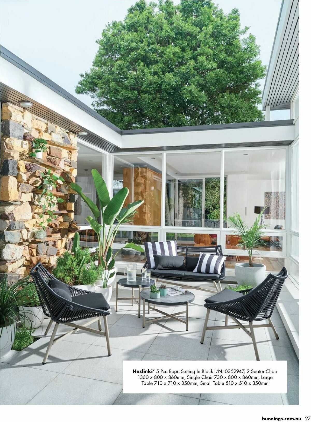 Bunnings Warehouse Outdoor Living Range Catalogues from 7 September