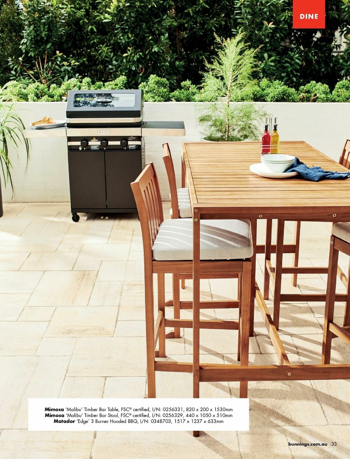 Bunnings Warehouse Outdoor Living Range Catalogues from 7 September