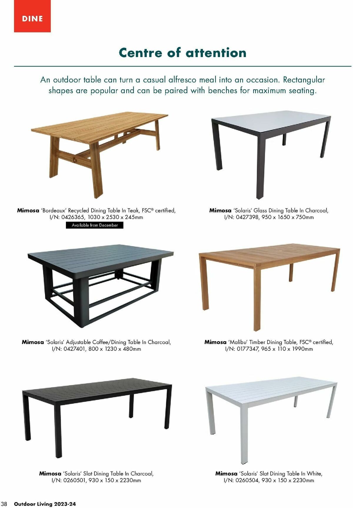 Bunnings Warehouse Outdoor Living Range Catalogues from 7 September