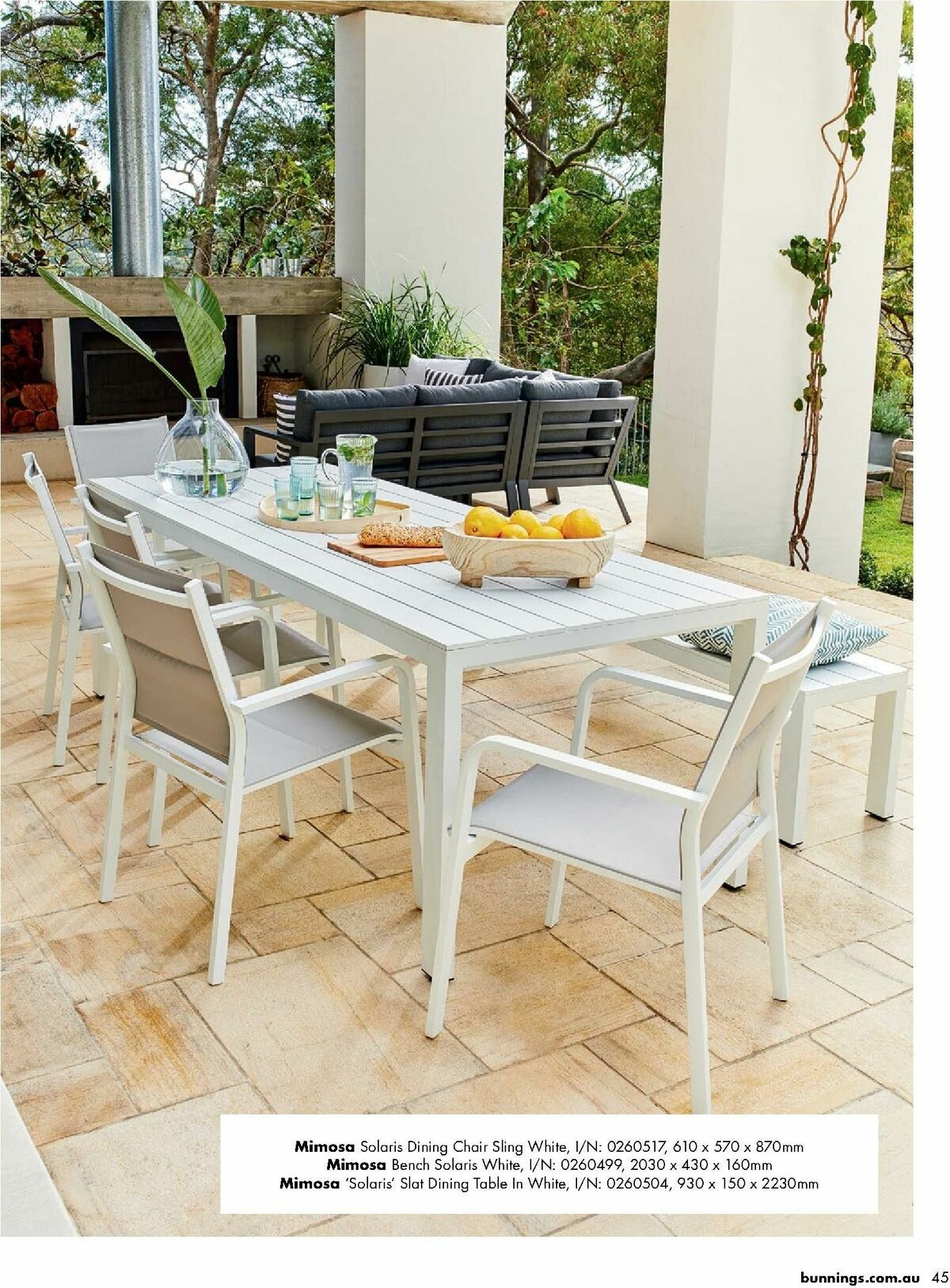 Bunnings Warehouse Outdoor Living Range Catalogues from 7 September