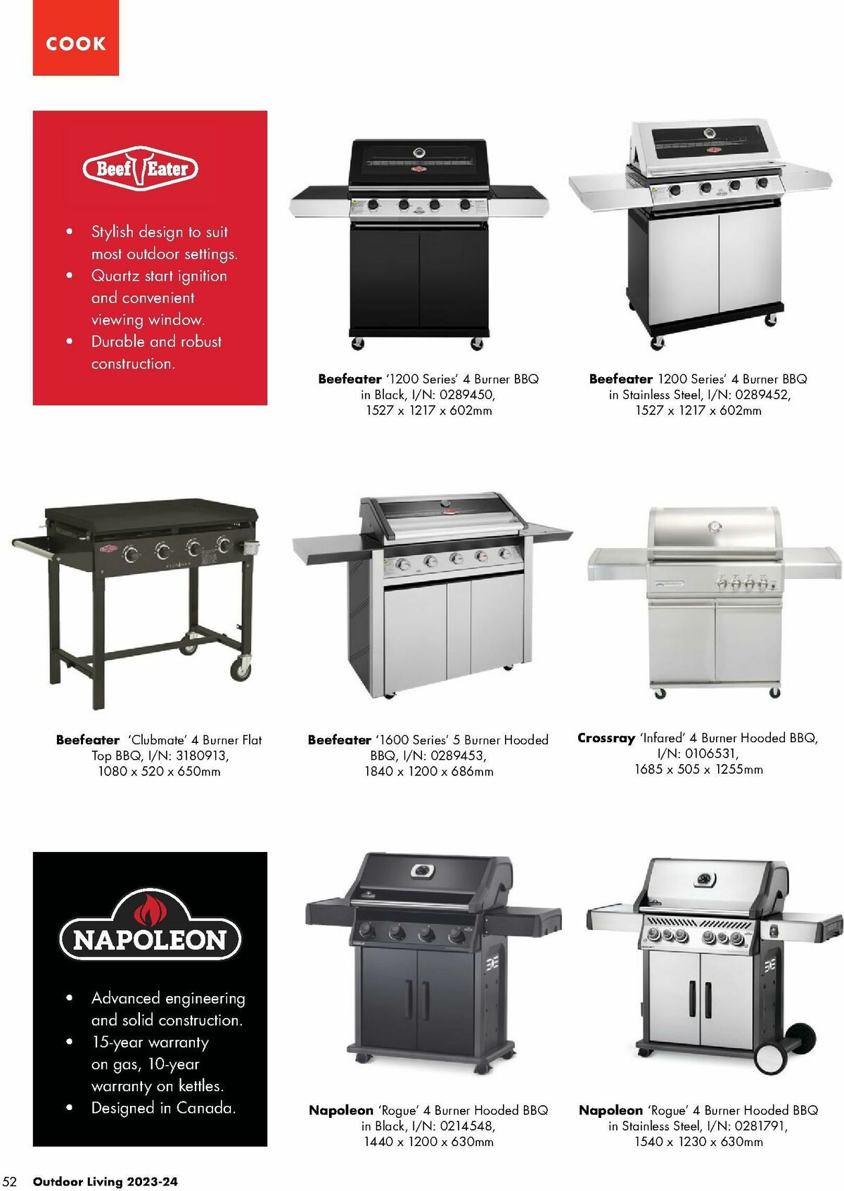 Bunnings Warehouse Outdoor Living Range Catalogues from 7 September