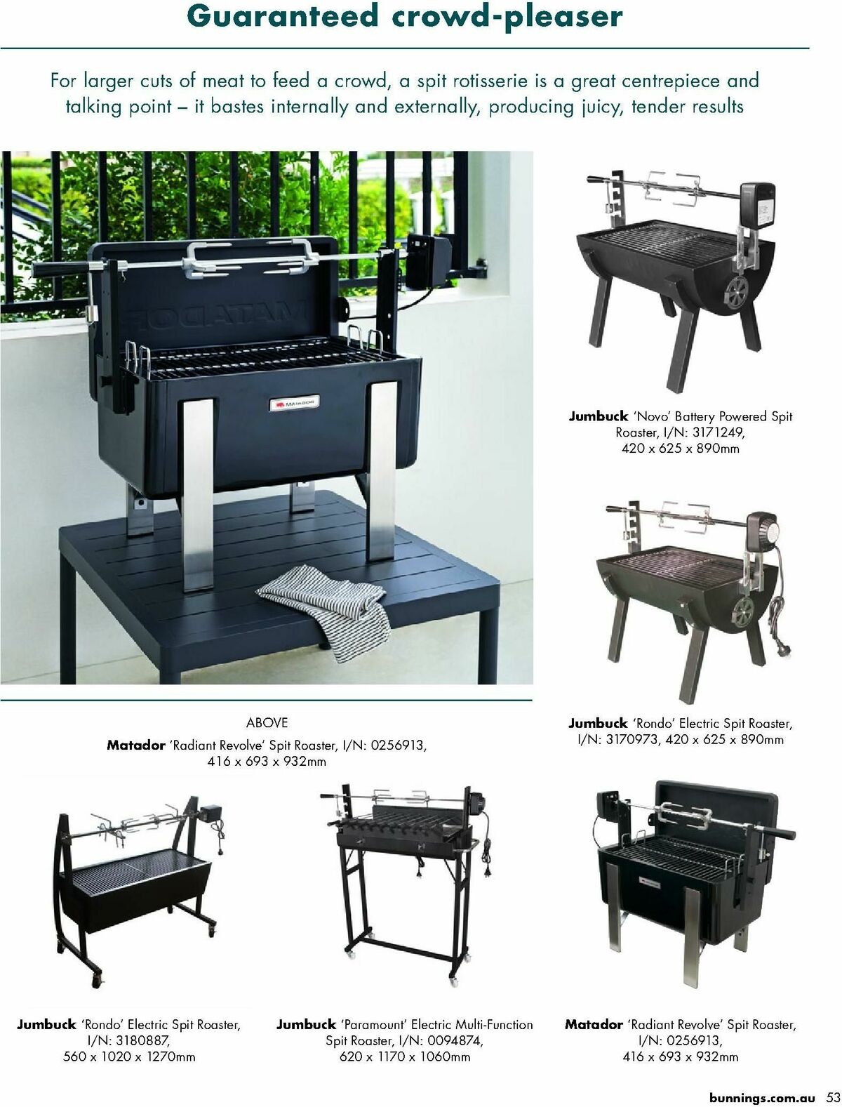 Bunnings Warehouse Outdoor Living Range Catalogues from 7 September