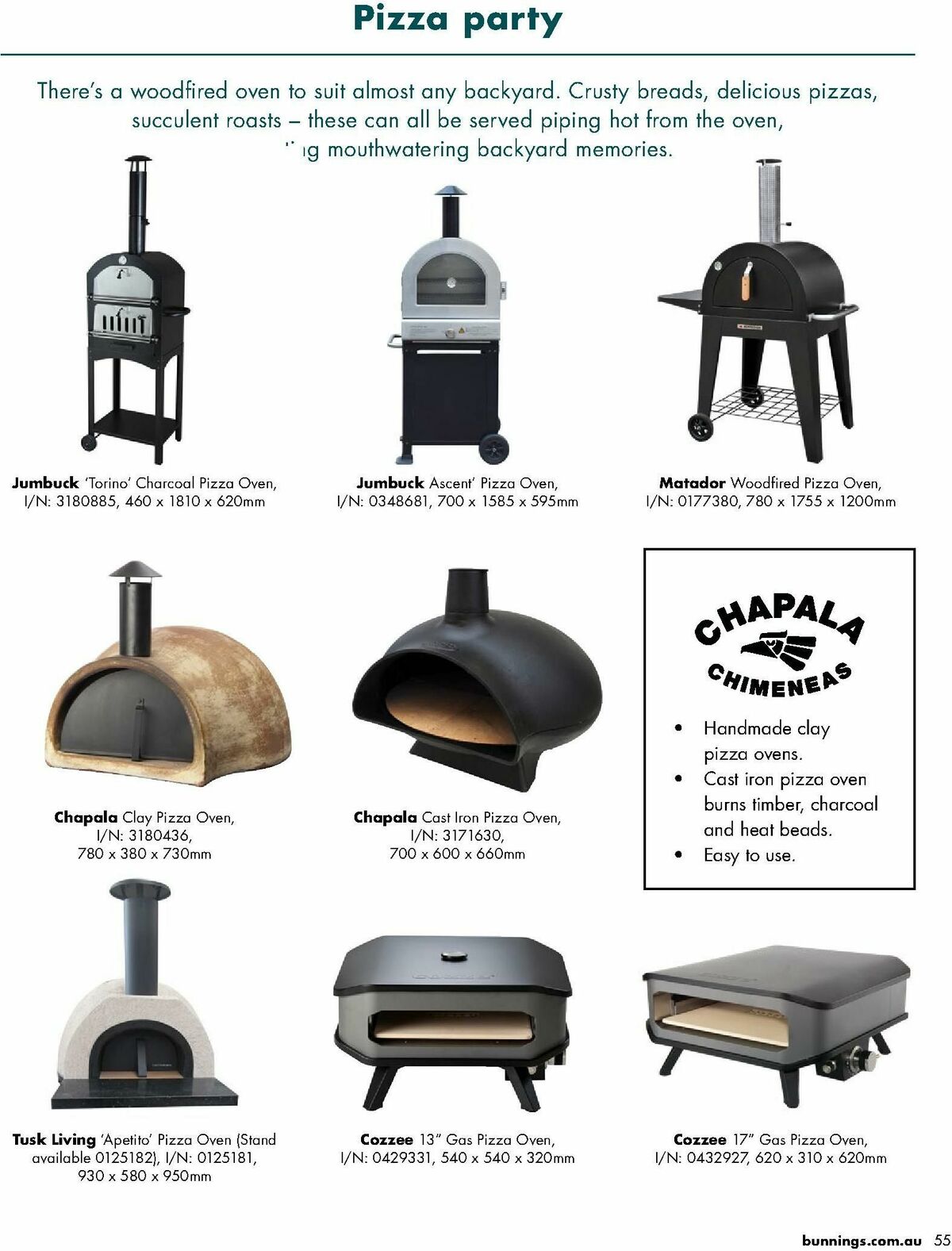 Bunnings Warehouse Outdoor Living Range Catalogues from 7 September