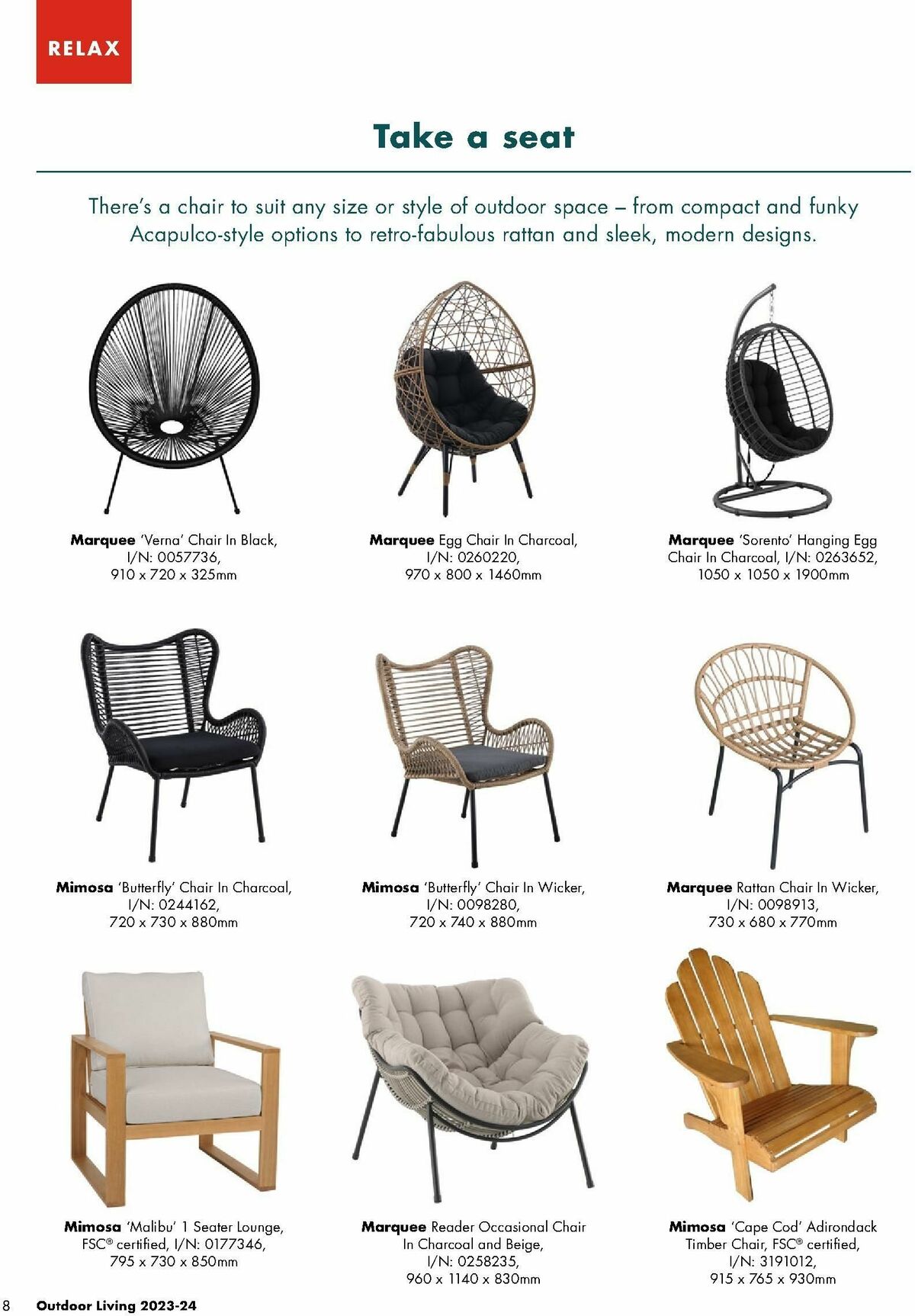 Bunnings Warehouse Outdoor Living Range Catalogues from 7 September