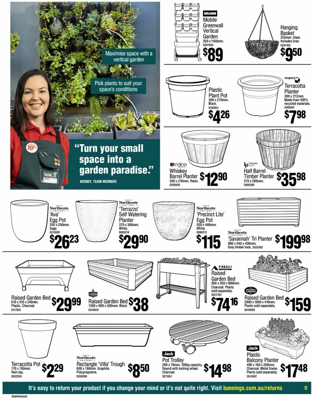 Bunnings Warehouse Catalogues from 18 September