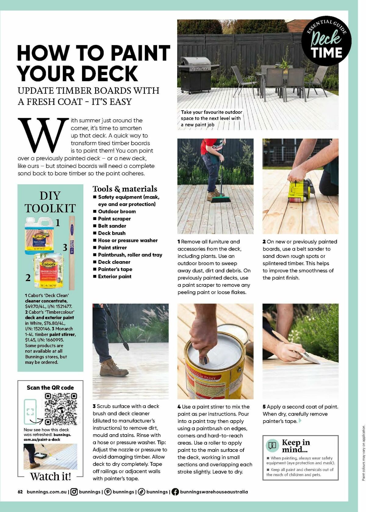 Bunnings Warehouse Magazine October Catalogues from 1 October