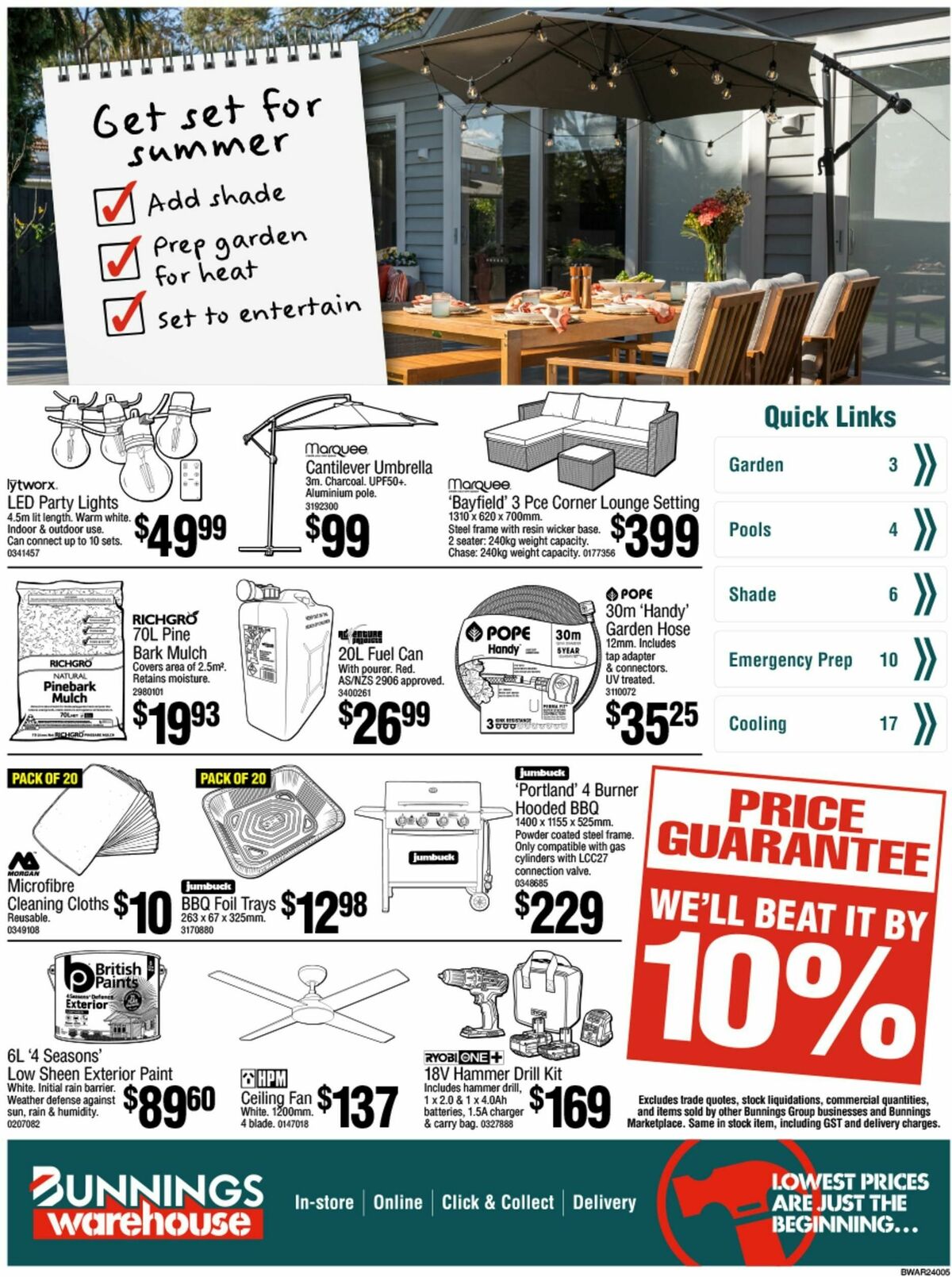 Bunnings Warehouse Catalogues from 31 October
