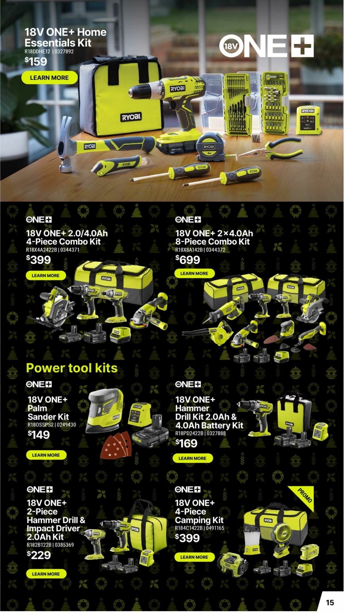 Bunnings Warehouse Christmas Made By Ryobi One+ Catalogues from 19 November