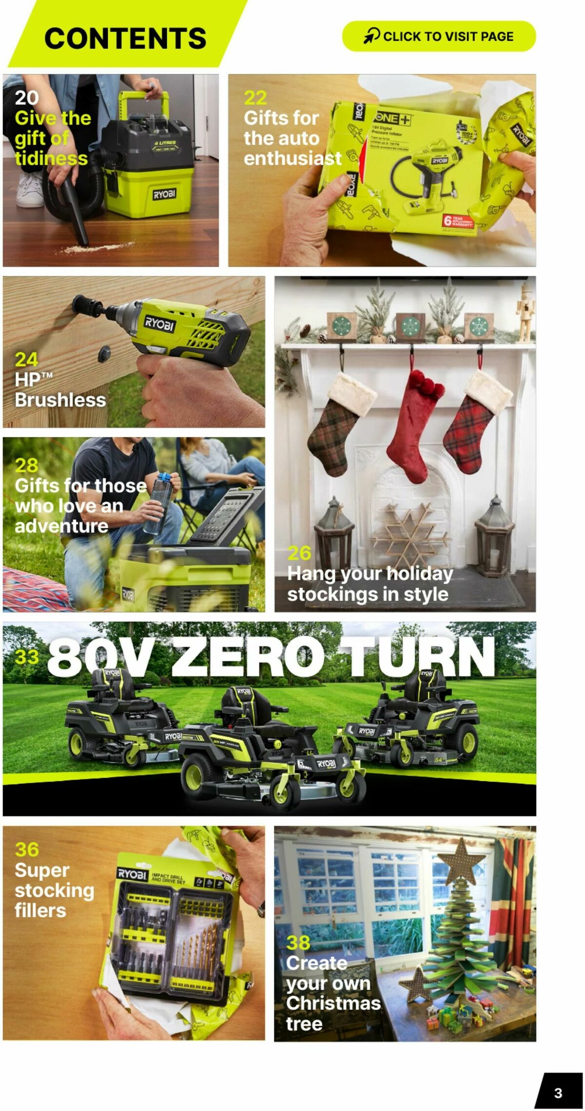 Bunnings Warehouse Christmas Made By Ryobi One+ Catalogues from 19 November