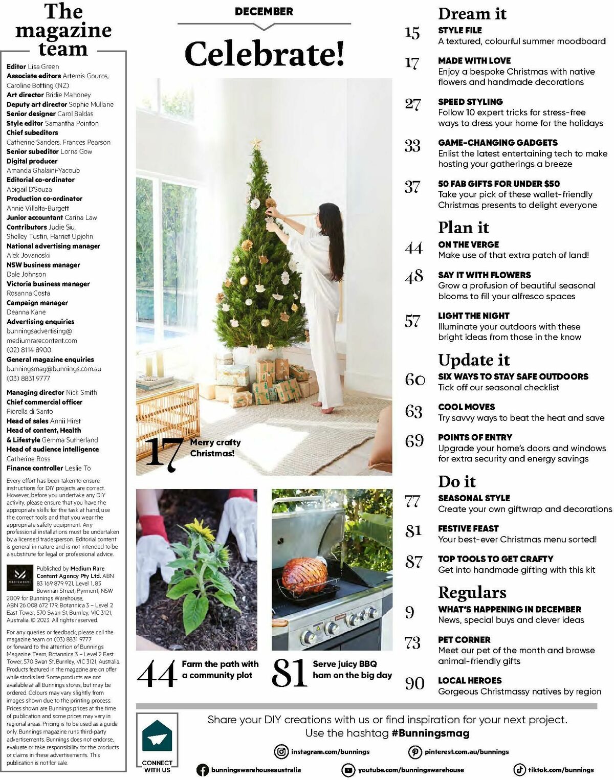 Bunnings Warehouse Magazine December Catalogues from 1 December