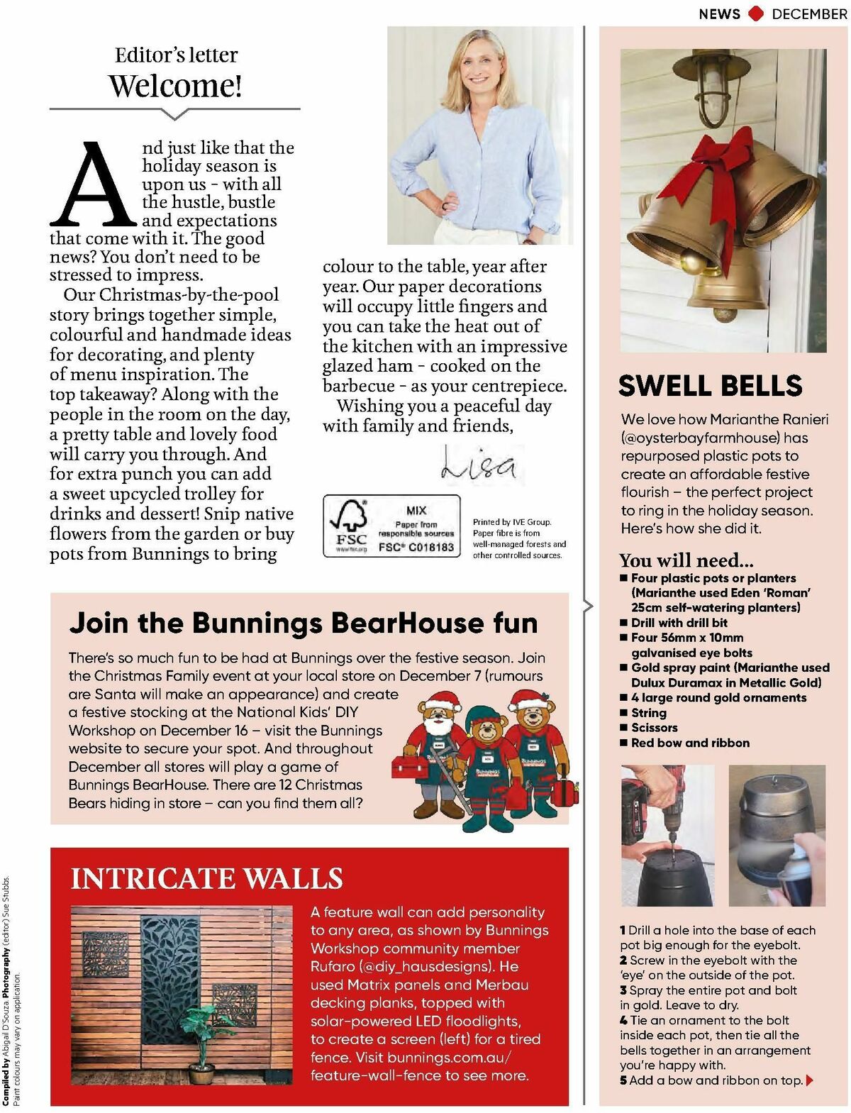 Bunnings Warehouse Magazine December Catalogues from 1 December