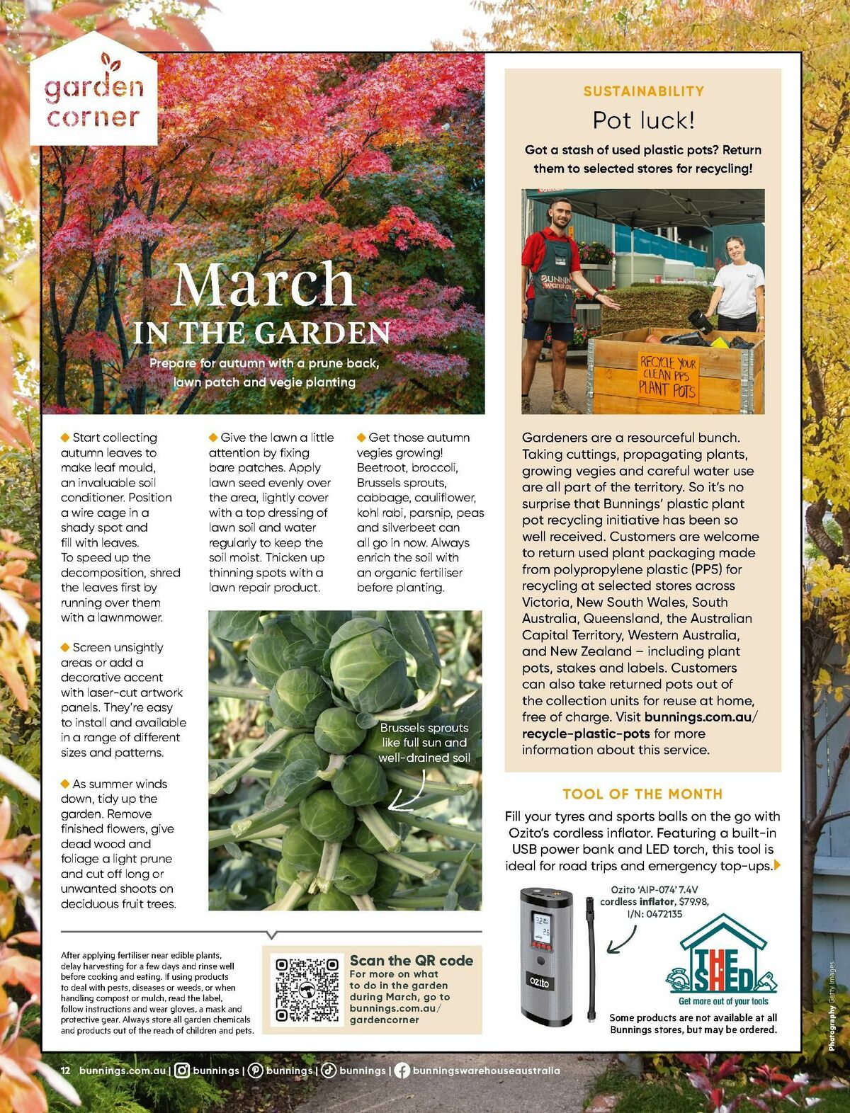 Bunnings Warehouse Magazine March Catalogues from 1 March