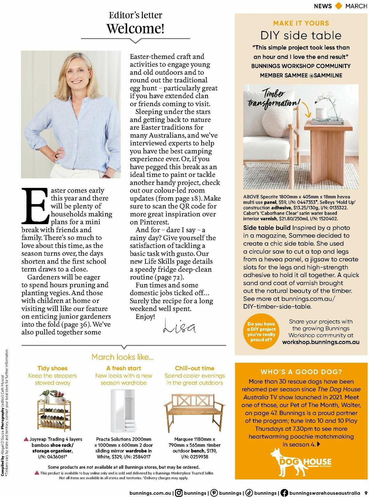 Bunnings Warehouse Magazine March Catalogues from 1 March