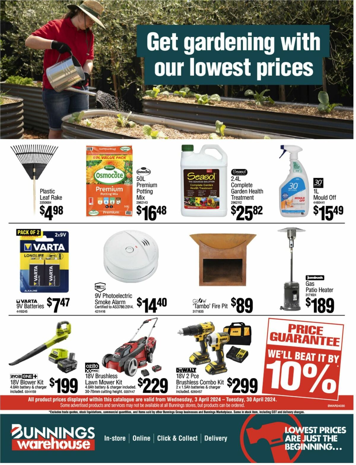 Bunnings Warehouse Catalogues from 3 April