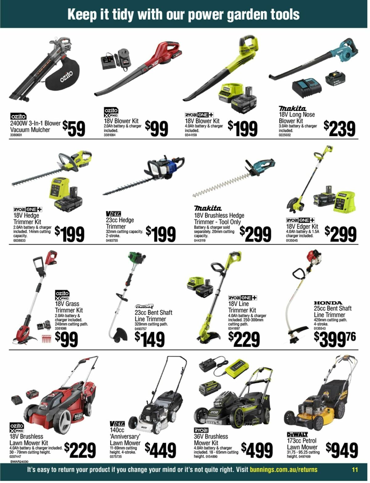 Bunnings Warehouse Catalogues from 3 April