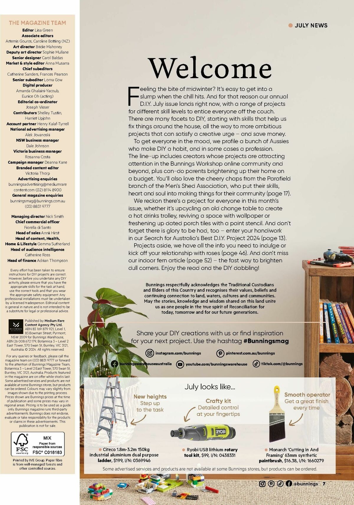 Bunnings Warehouse Magazine July Catalogues from 1 July