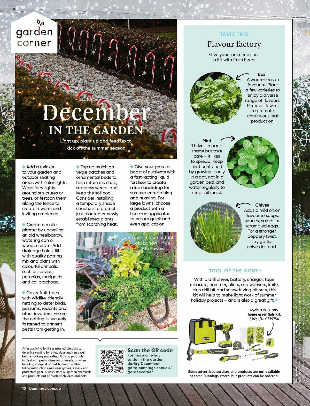 Bunnings Warehouse Magazine December Catalogues from 1 December