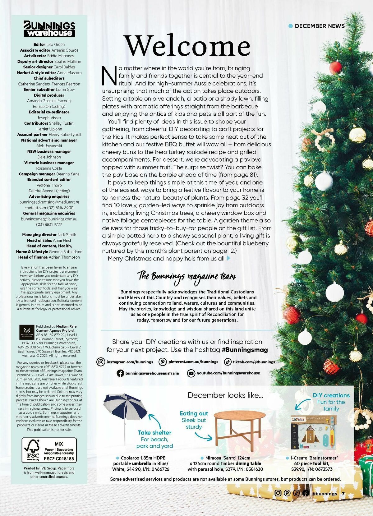 Bunnings Warehouse Magazine December Catalogues from 1 December