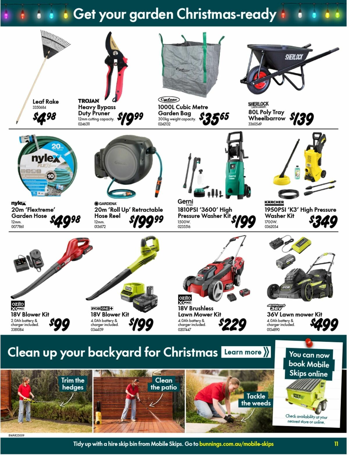 Bunnings Warehouse Catalogues from 4 December