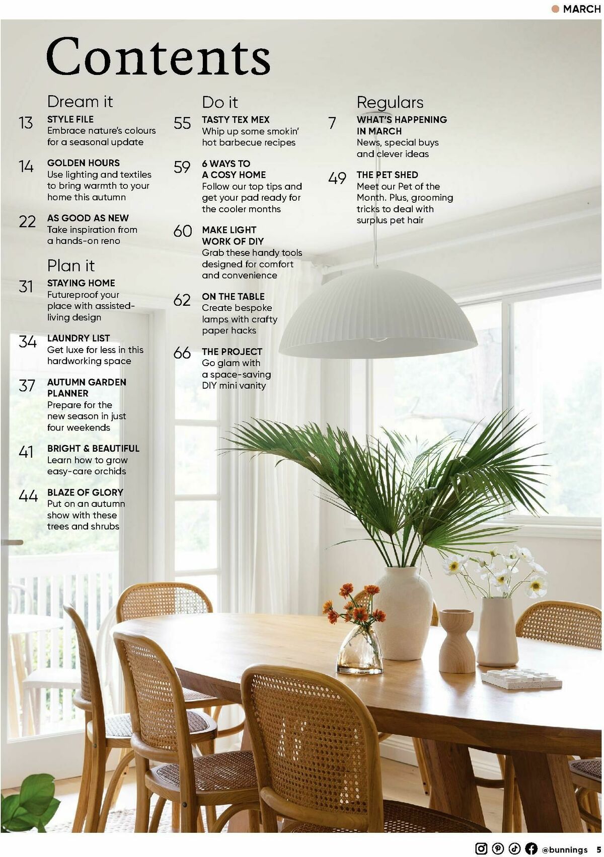 Bunnings Warehouse Magazine March Catalogues from 1 March