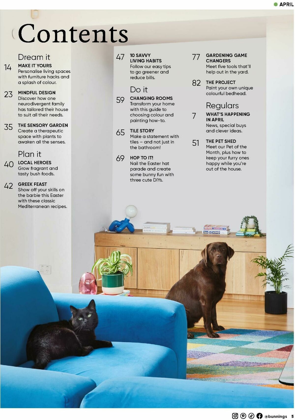 Bunnings Warehouse Magazine April Catalogues from 1 April