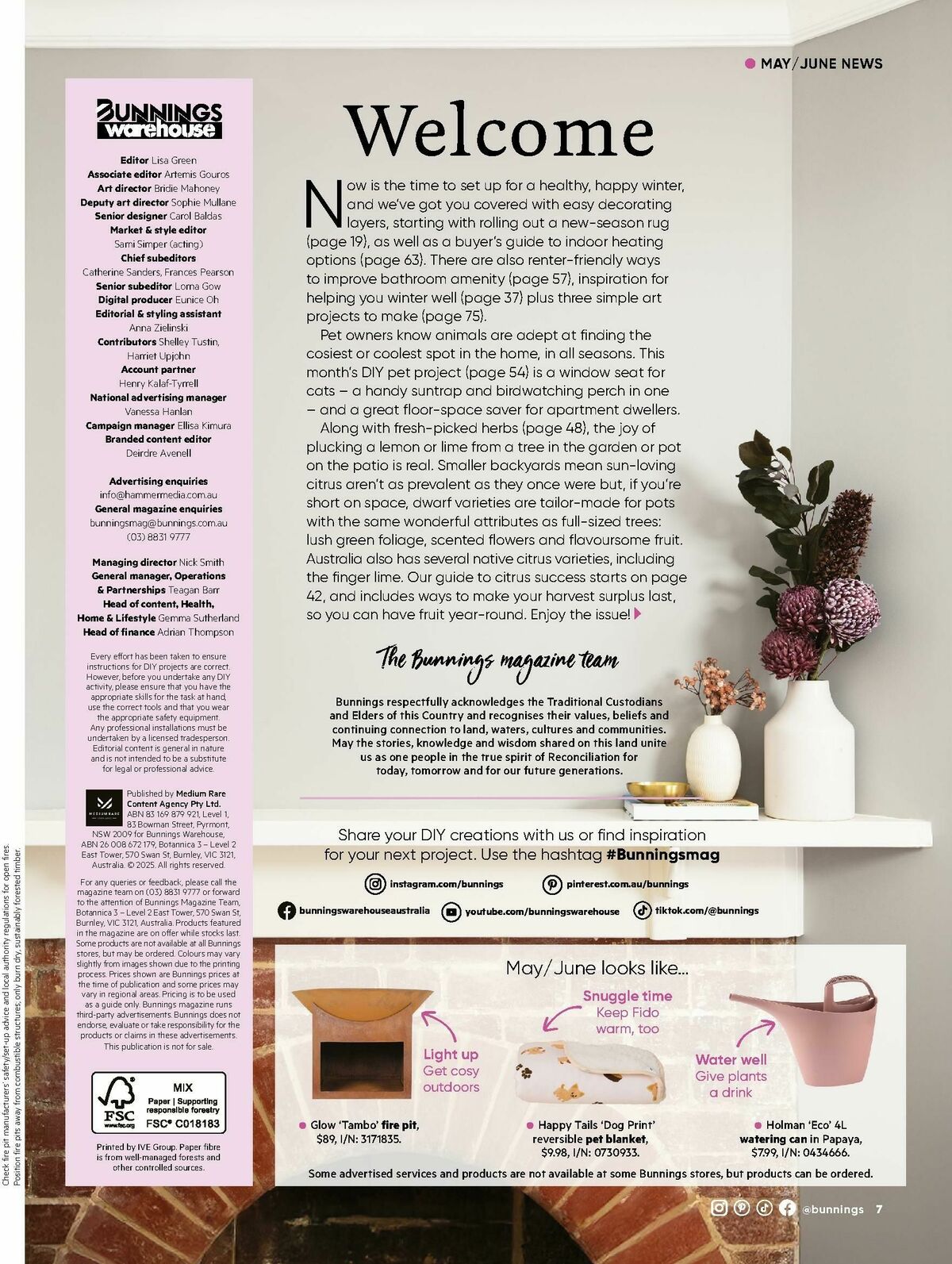 Bunnings Warehouse Magazine May/June Catalogues from 1 May