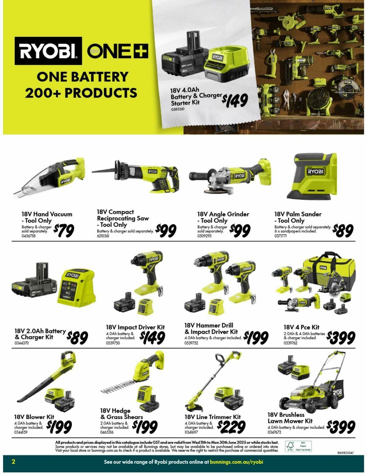 Bunnings Warehouse Catalogues from 11 June