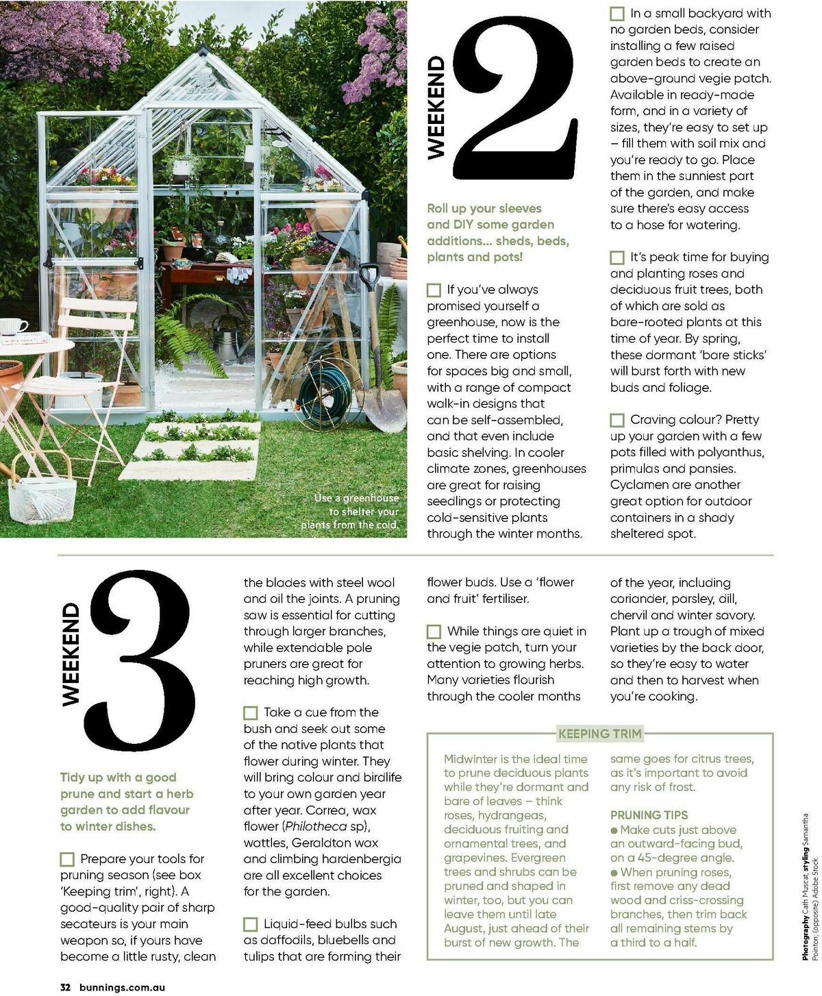 Bunnings Warehouse Magazine July Catalogues from 1 July