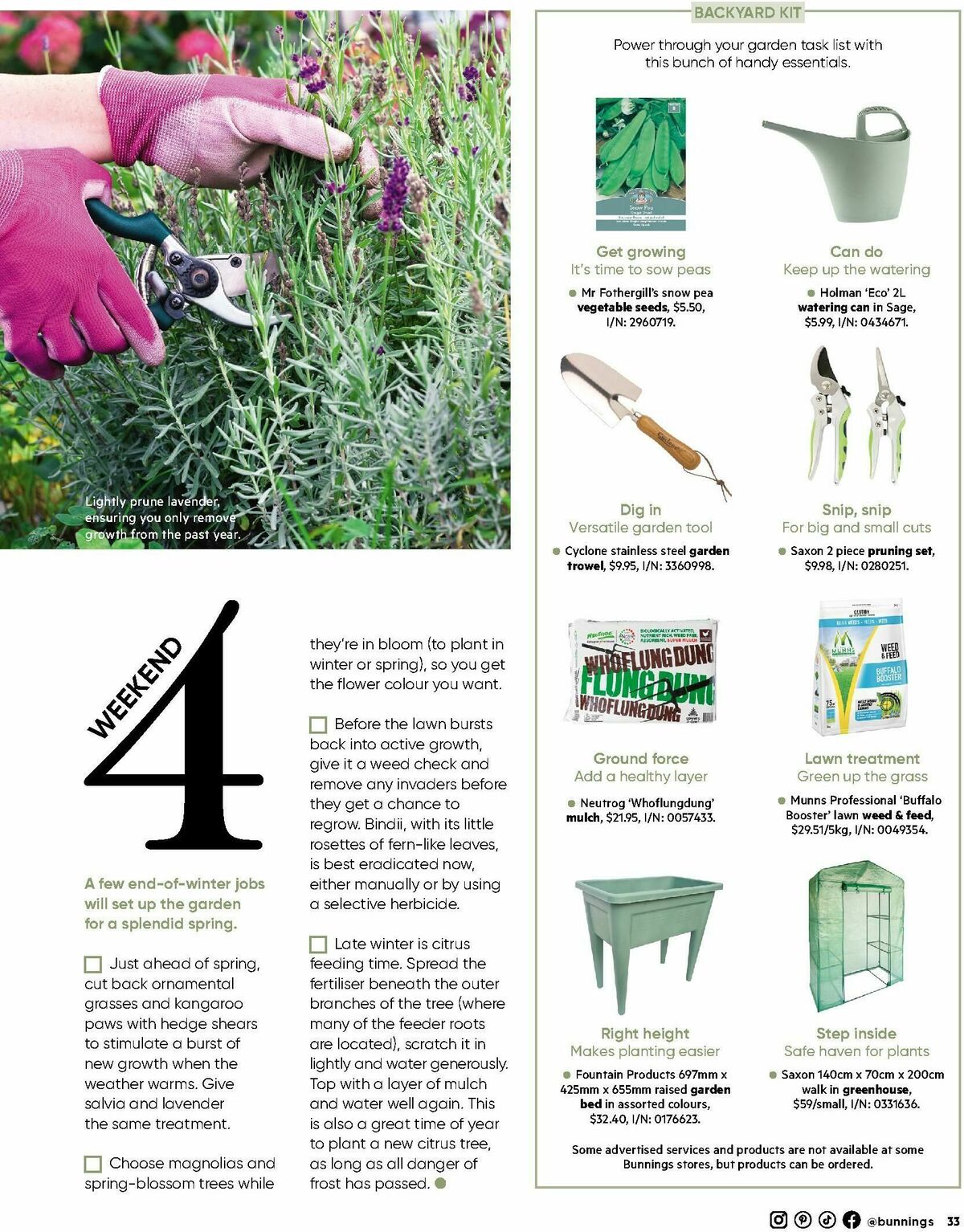 Bunnings Warehouse Magazine July Catalogues from 1 July